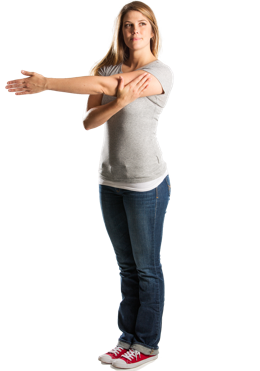 stretching shoulder image